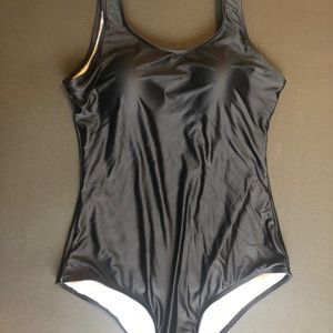 Black One-piece Swimsuit
